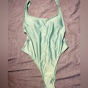 Sage Green One Piece Swimsuit